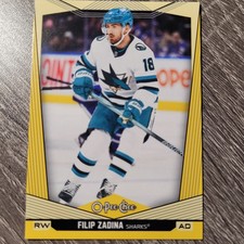 2024-25 O-Pee-Chee Yellow #471 Filip Zadina San Jose Sharks NHL Hockey Cards