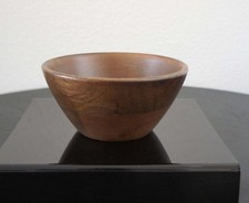 Wood Bowl, Conical, Walnut Color