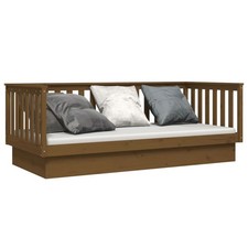 Solid Wood Pine Day Bed Wooden Sofa Occasional Bed Multi Colours/Sizes vidaXL