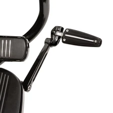 Ciro - 60620 - Frame Mounted Highway Peg Mount, Extended Length - Black