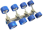 8 Wheel Boat Trailer Wobble Roller Assembly Kit dinghy marine