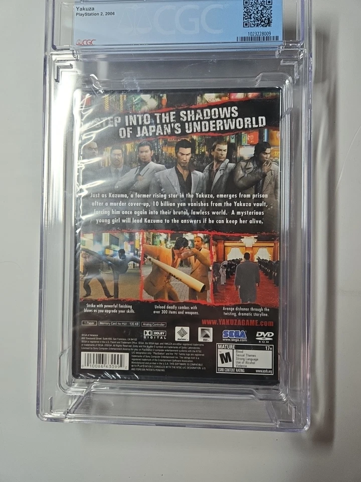 YAKUZA PS2 SEALED CGC GRADED 10 - Image 3 of 4