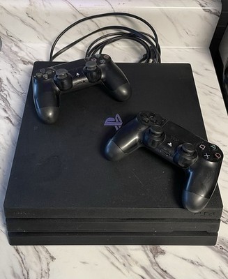 Sony PlayStation 4 Pro 1TB Black PS4 Console Tested CUH-7215B +