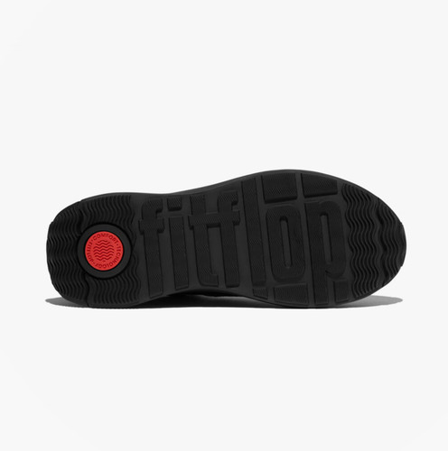 FitFlop F-MODE LENTEJUELAS FLOW GAMUZA/CUERO Mujer Con cordones -Todo Negro - Imagen 4 de 6