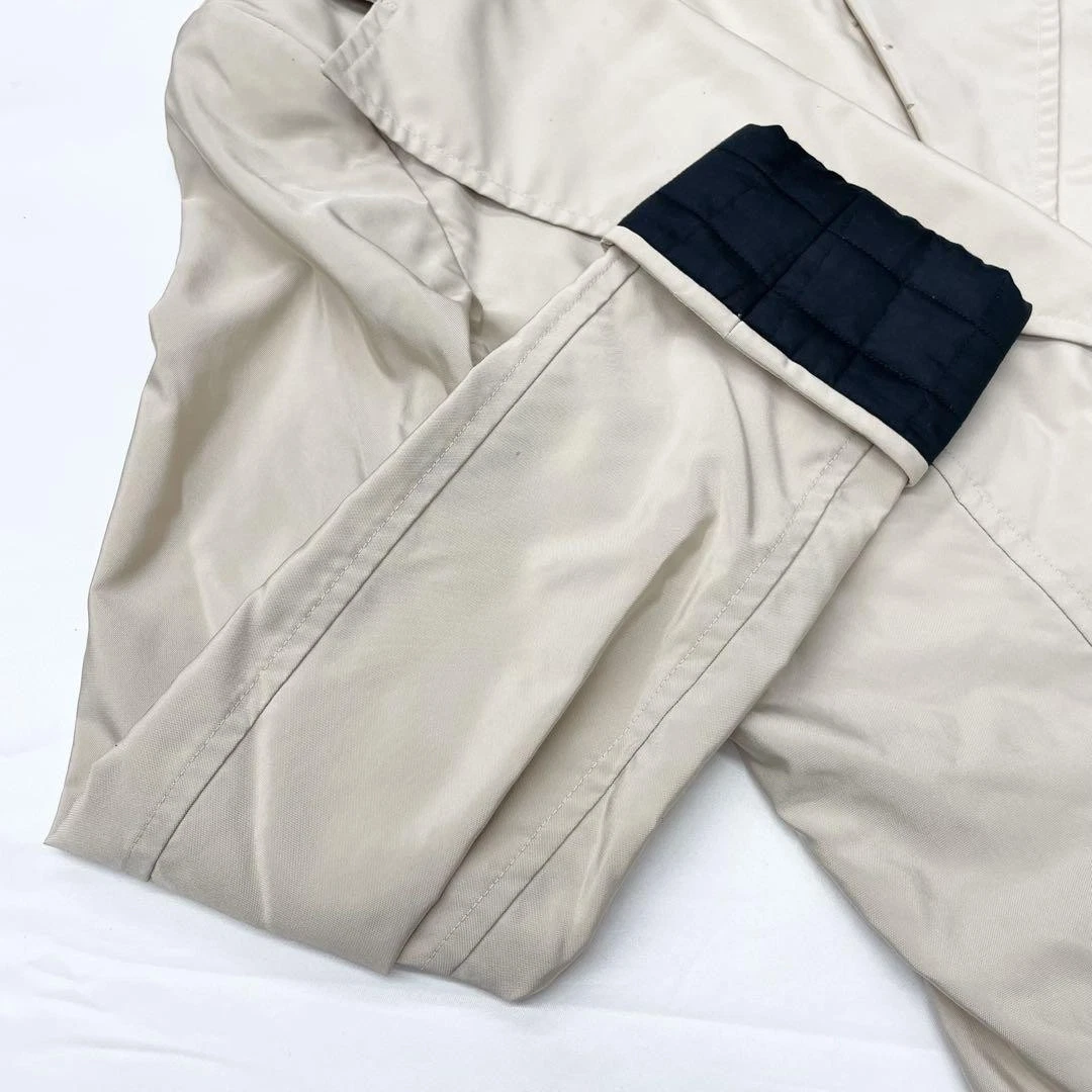 CHANEL Giacca Bottone Coco Beige Bicolore 36