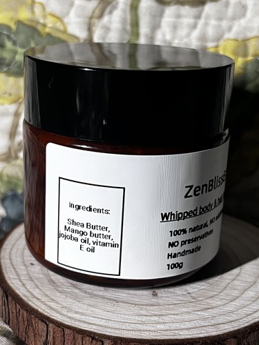 Whipped Handmade Mango Body & Hair Butter 100g| Deep Hydration For Dry Skin - Picture 16 of 24