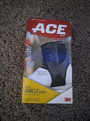 Ankle Brace With Side Stabilizers Adjustable 1 Each By Ace