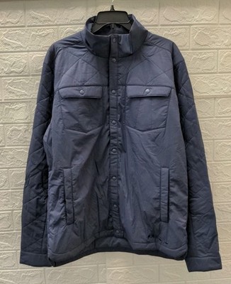 New Kuiu Base Camp Insulated Snap Shirt Steel Blue Men's Size L