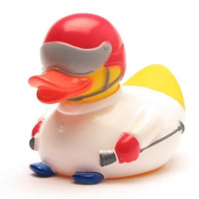 Winter Skier Skiing Ski Rubber Duck Large - Jeep Ducking - FAST US Shipper