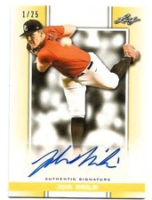 JOHN MIRALIA 2019 Leaf Perfect Game National Showcase autograph #'d 1/25 auto