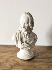 Skulptur Gips-Büste Voltaire 18 cm