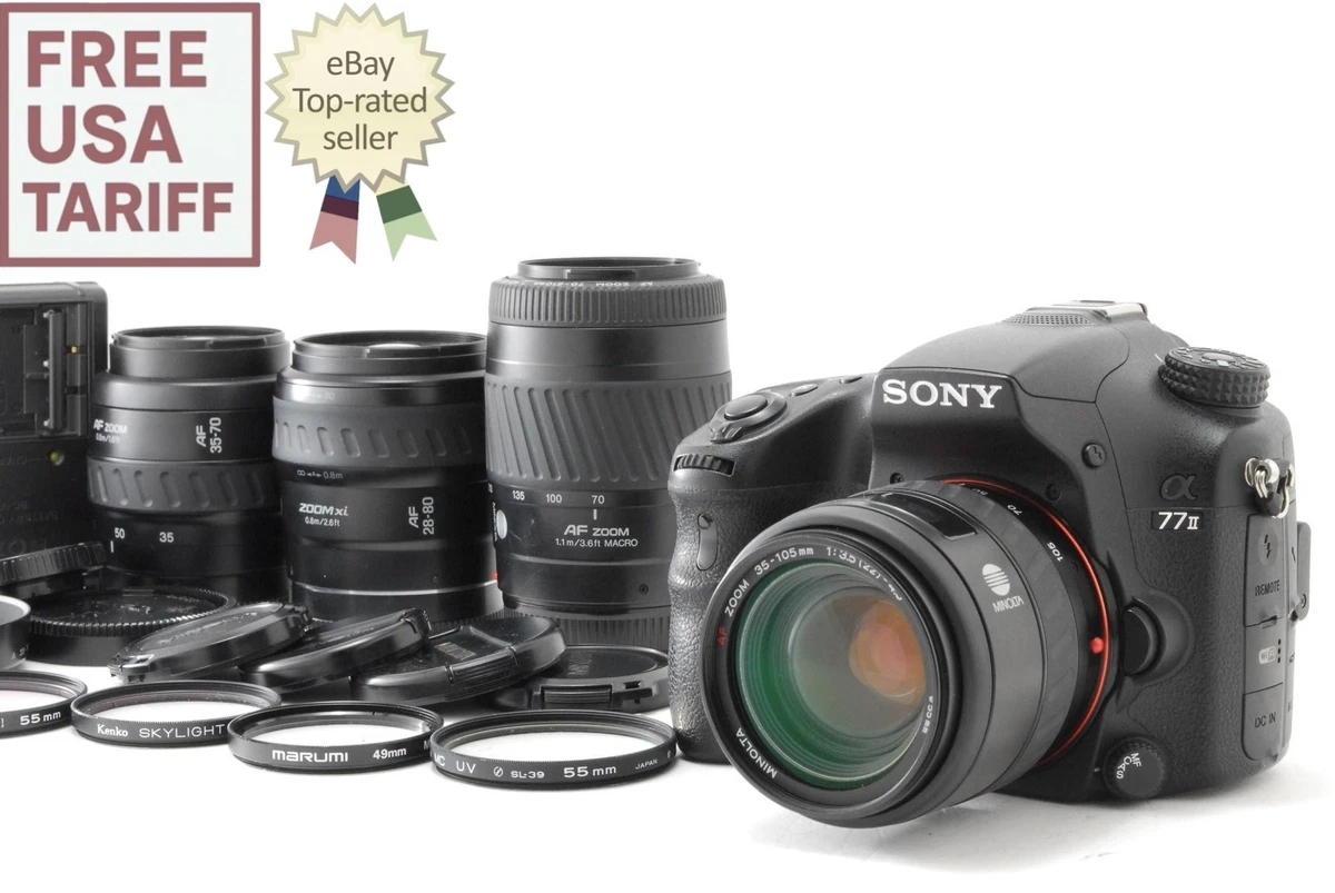 SONY α77II、各種レンズ4本 Sony Alpha Digital SLR Cameras Sony A77II for sale | eBay