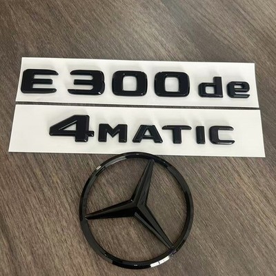 Für Mercedes Benz E300de 4MATIC W213 Schriftzug Embleme Aufkleber Badge Auto NEW