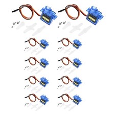 10 x SG90 Micro Servo Motors 9G Micro Servo Motor Fit For Drones RC Helicopters