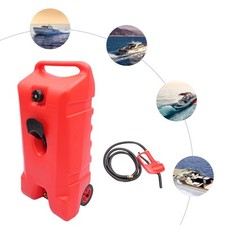 Boat Fuel Tank Portable Marine Outboard Gas Tank 20 Gal/75L with Hose US