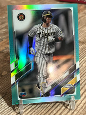 2021 Topps Chrome NPB #31 Teruaki Sato Aqua Refractor /199 🔥 🔥