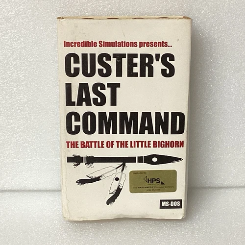 Custer's Last Command PC Game MS-DOS 1995 Incredible Simulations Big Box
