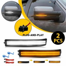Fit 2009-2014 Ford F-150 Smoked Led Sequential Side Mirror Turn Signal Lights Us Fit 2009-2014 Ford F-150 Smoked Led Sequential Side Mirror Turn Signal Lights Us
