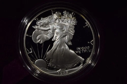 1989-S American Silver Eagle *OGP* "Proof" *Free S/H After 1st Item*