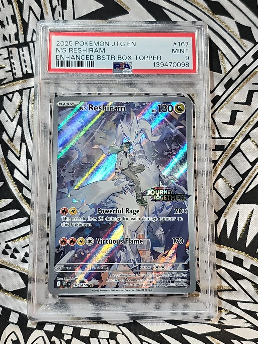 Reshiram Pokémon TCG Professional Sports Authenticator (PSA
