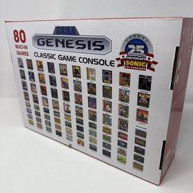 AtGames Sega Genesis Classic Mini Game Console w/ 80 Built-In Games - 2016 Model