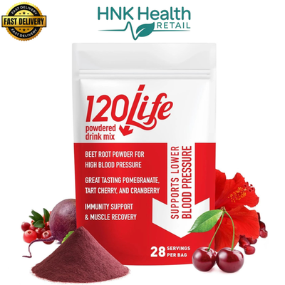 #ad 120Life Blood Pressure Drink Mix Beet Root amp; Pomegranate 28 Servings $59.90