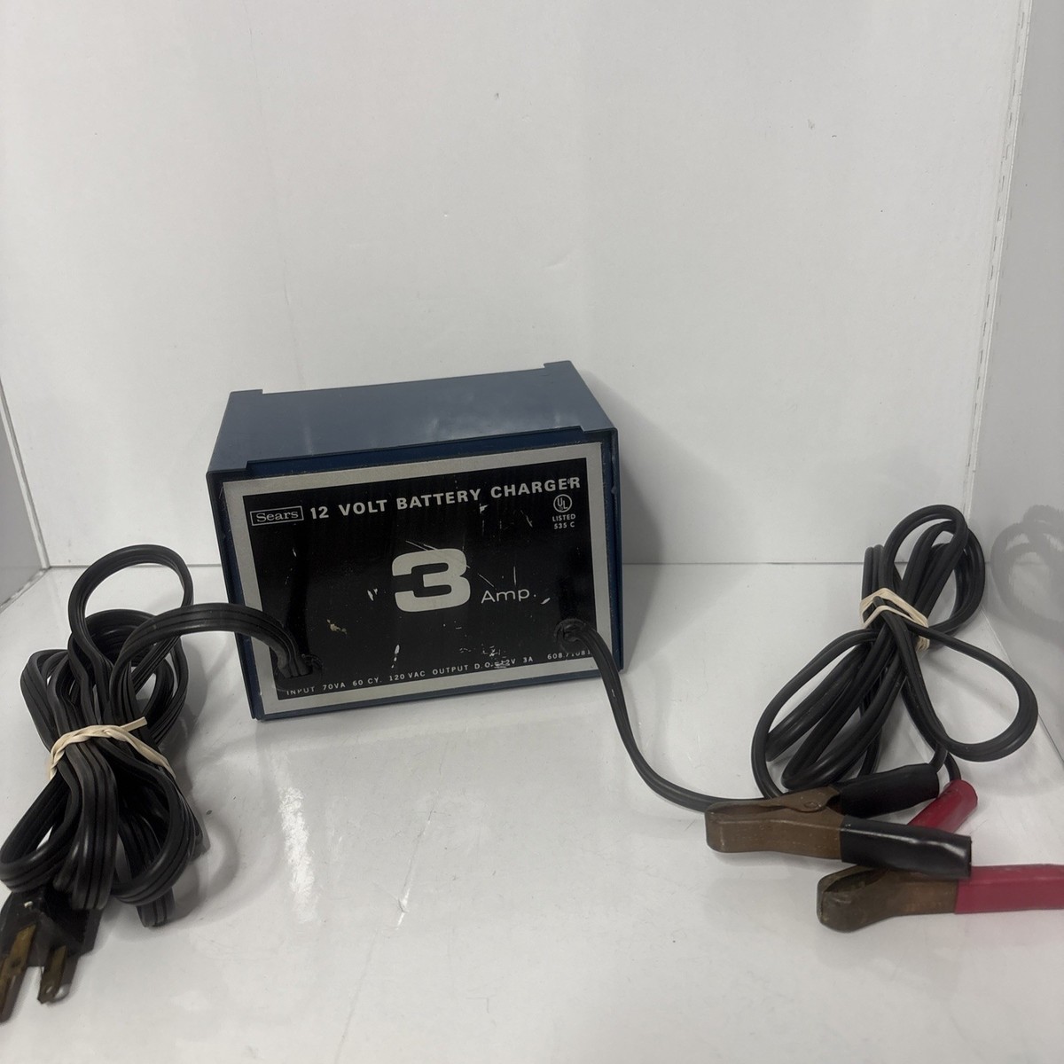 Vintage Sears 12V Amp Manual Automotive Battery Charger 608
