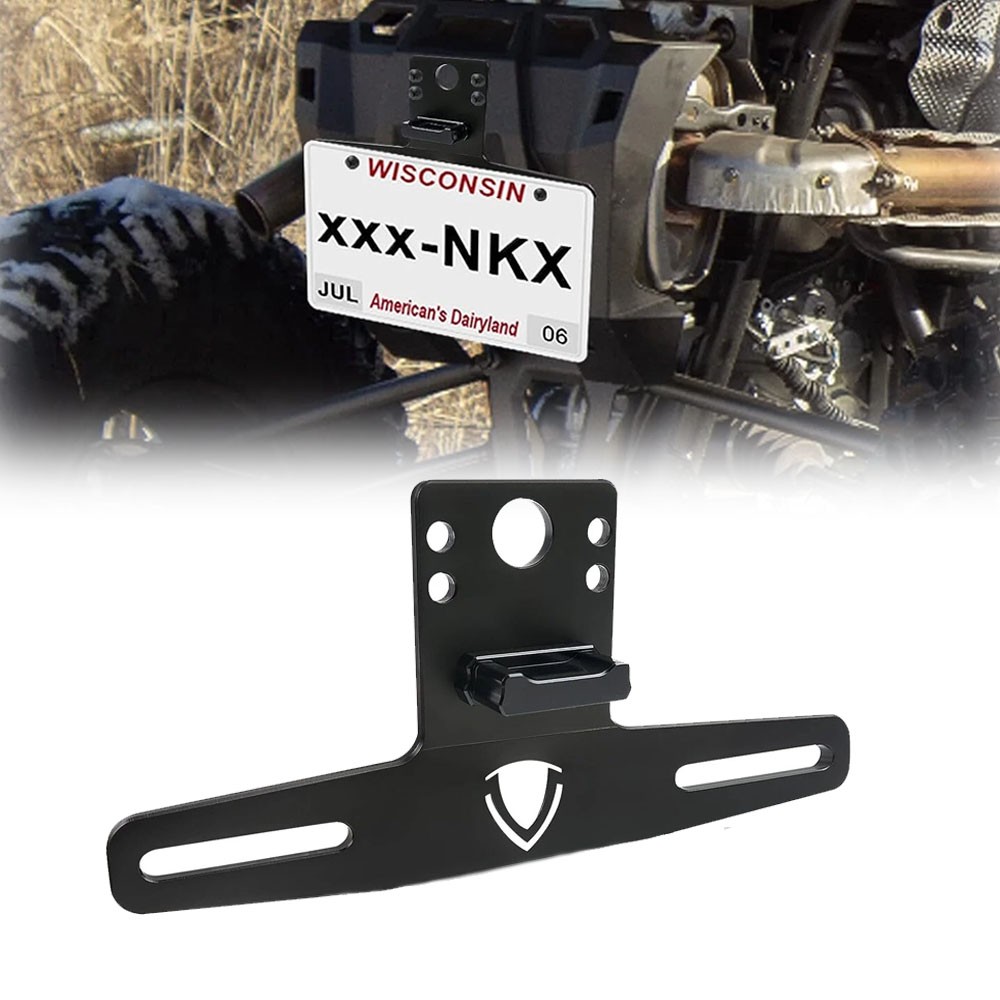 For Polaris RZR Ranger Marverick X3 UTV LED Light License Plate
