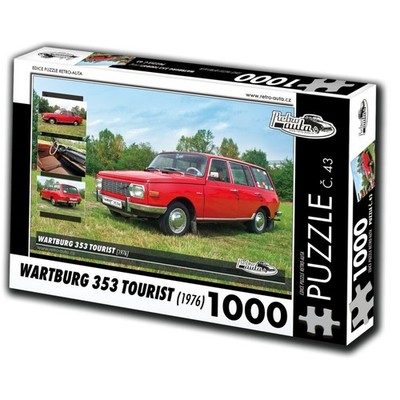 RETRO-AUTA Puzzle Nr. 43 Wartburg 353 Tourist (1976) 1000 Teile