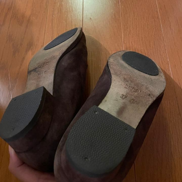 Gucci Horsebit Loafers Brown Size 37 US About7 Women thumbnail 19