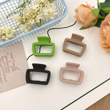 4Pcs Women'S Square Lightweight Hair Claw Clip Fashionable Elegant Hair Accessor