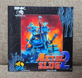 [Mint] NEOGEO CD Metal Slug 2 SNK Neo Geo Complete Set /w Obi Postcard Tested