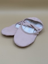 Stelle Girls Ballet Shoes Pink Leather Split Sole Child Size 13 Dance Slippers