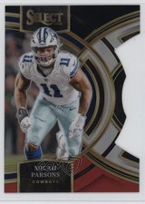 2023 Panini Select Premier Level Black & Red Prizm Die-Cut Micah Parsons 1oa8