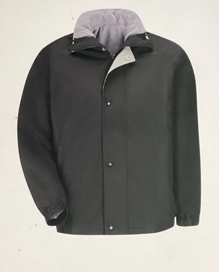 Red Kap Men's Water Resistant Finish Jacket Vest Combo Zip IN/OUT JN30BK NWT 5X - Image 2 of 4