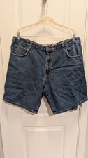 Vintage Faded Glory Men's Blue Jean Shorts Jorts 40 Medium Wash