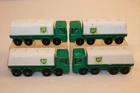 Lot of four (4) Vintage 1968 Matchbox Lesney BP Petrol Gas Tanker #25 Trucks BPW