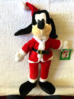 VTG Disney for BULLOCK'S 1993 Limited Edition Plush 18'' Goofy Santa Vintage NEW