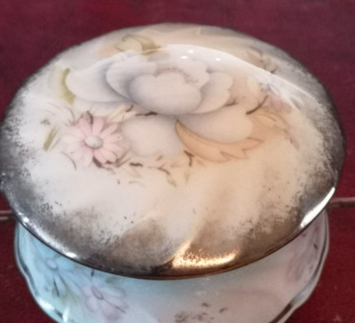 Royal Worcester Palissy Trinket/Pill Box