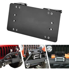 WEISEN Steel Winch Roller Fairlead 8 3/4" Mount License Plate Holder Bracket