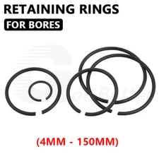 Retaining Rings Round Wire Circlip For Bores Snap Ring Spring Steel DIN 7993 B