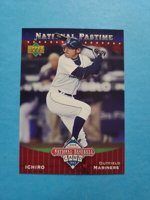 ICHIRO 2006 UPPER DECK NATIONAL BASEBALL CARD DAY CARD # NP-IS G0404