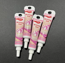 Lot of 4 | Betty Crocker Decorating Writing Gel Icing PINK 0.67 oz