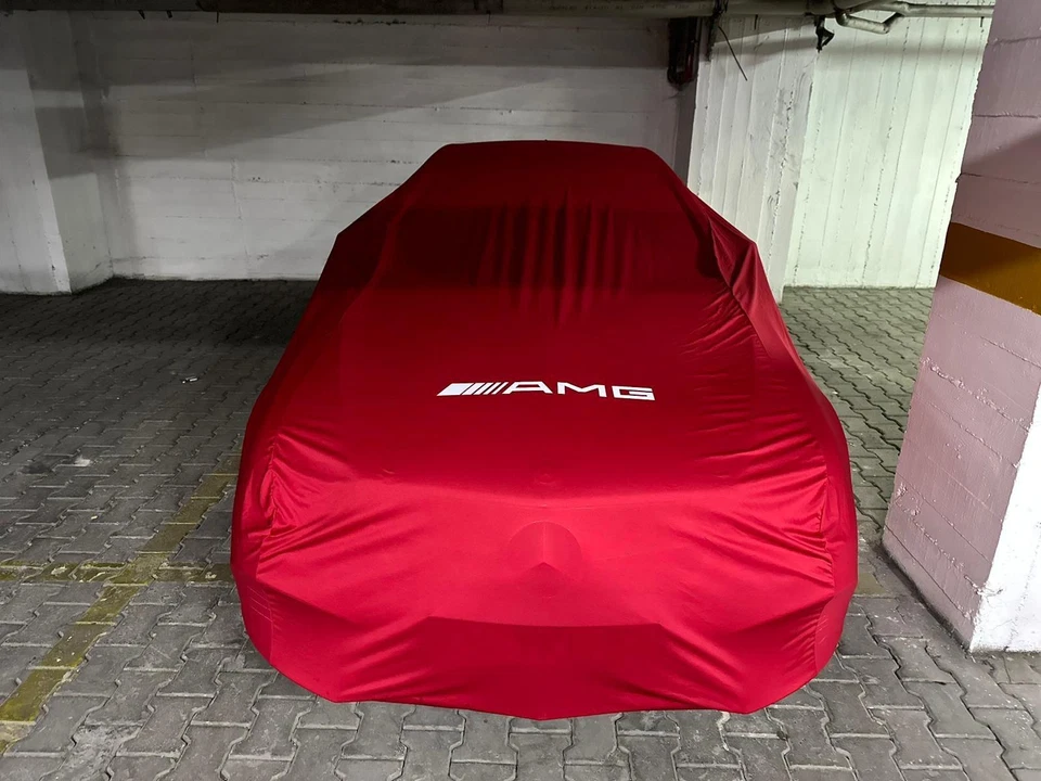 MERCEDES BENZ GL X164 2006 2012Custom Fit İndoor Car Cover W/logo Red Black Gray Foto 2 de 4