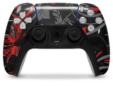 Skin Sony PS5 Controller Twisted Garden Gray ...