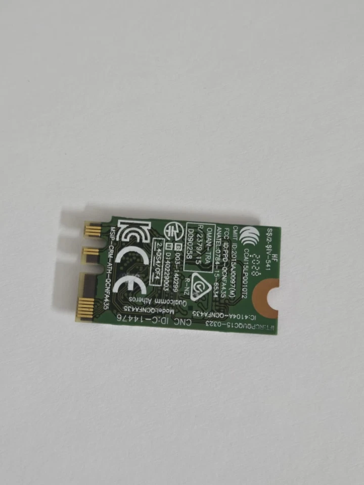 OEM Dell Inspiron QUALCOMM DW1810 Wireless WiFi BT NGFF M.2 Combo Card V91GK - Image 2 of 2