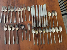 HOLMES  EDWARDS: child's fork, butter,  33 pcs : spoon forks salad knives