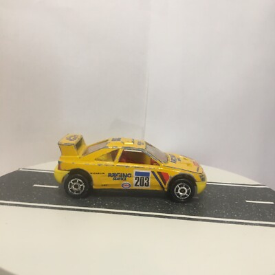 Majorette #229 Peugeot 405 T16 Camel Rally Car Yellow | eBay