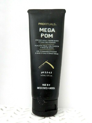 ProRituals Men Mega Pom Styling Gel Pomade 5 oz  (905)
