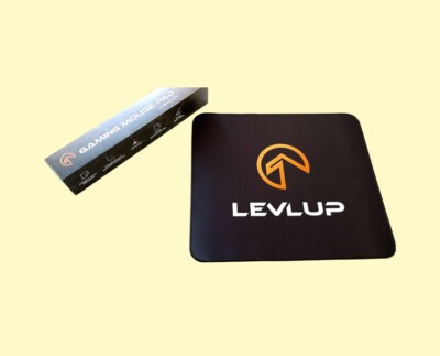 Gaming Performance - Trendiges LevlUp Gaming Mousepad Schwarz